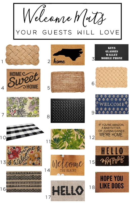 19 Welcome Mats to Greet Guests in Style - Making Lemonade