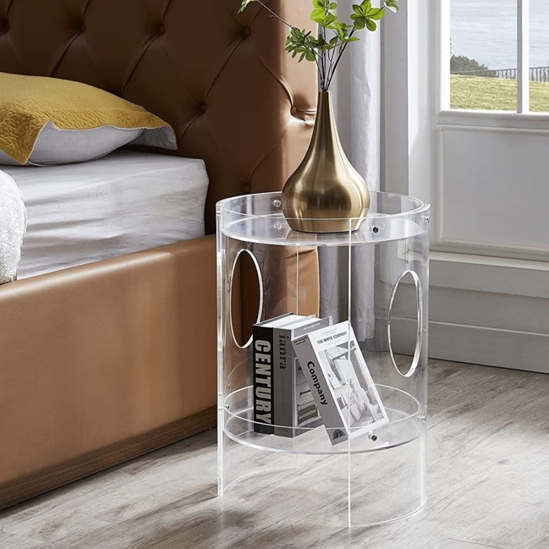 51 Acrylic Side Tables that Make Minimalism Look Glamorous