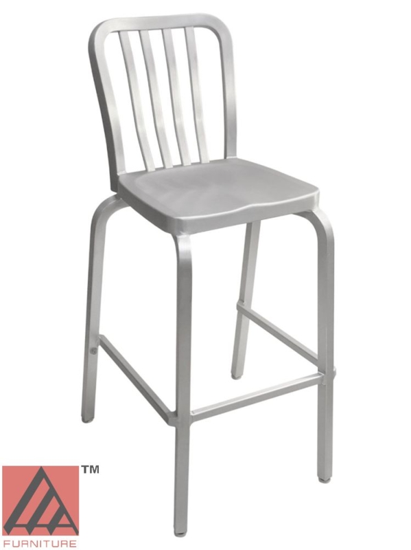 #801BS/ Vertical Slats Bar Stool