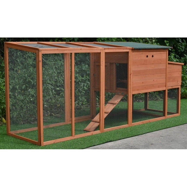 98 Inch Backyard Chicken Coop Elevated Hen House