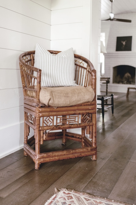 Accent Chair Geometric Fretwork Mottled Finish Barrel Back Amber Brown
