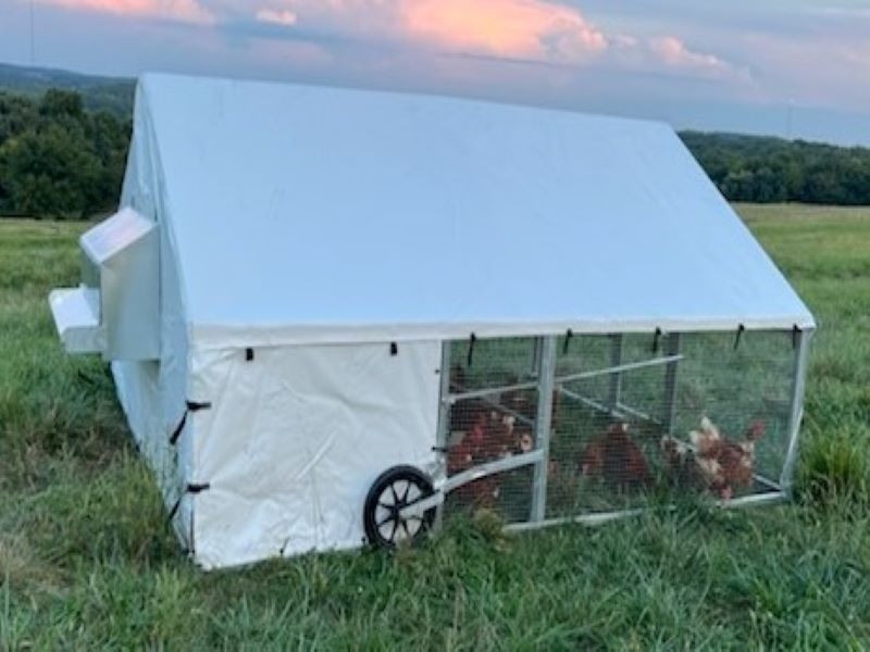 Aluminum Chicken Tractor Kit - Natural Gramma Brand 2024 10x12 - Natural  Gramma, LLC