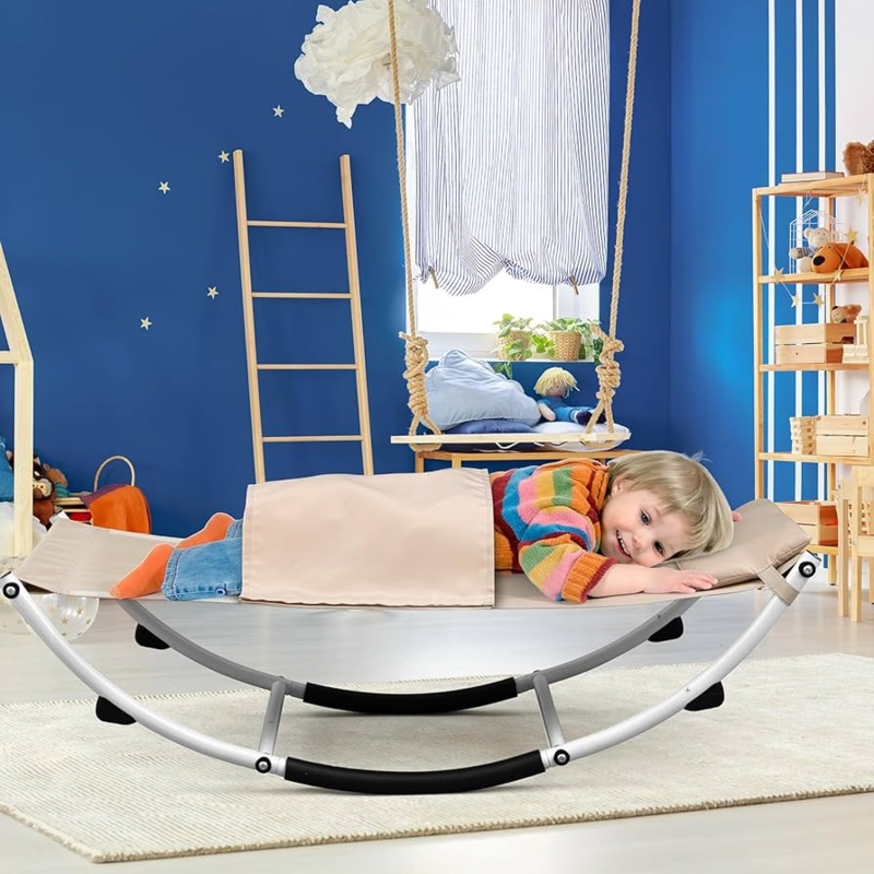 Amazon.com: Yousoontic Kids Sensory Rocking Chair Sensory Rocker with  Pillow and Blanket Outdoor Indoor Lounge Recliner Chair Gifts for Toddlers  Baby Children ADHD Autism : Home & Kitchen