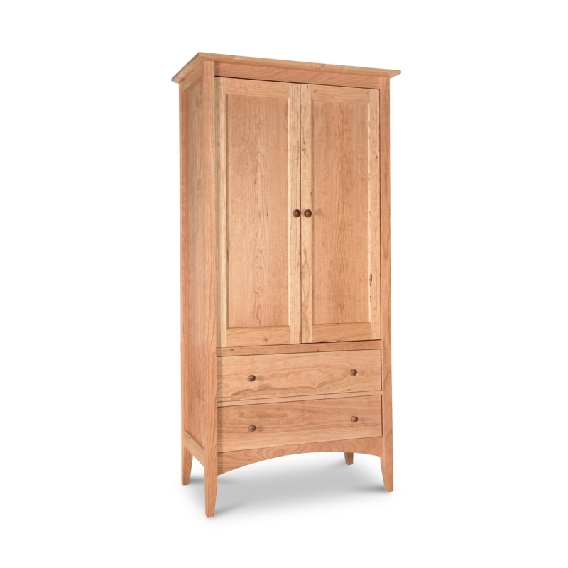 American Shaker Armoire by Maple Corner Woodworks | Vermont Woods Studios
