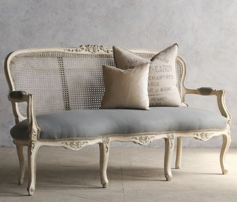 Antique top cane furniture