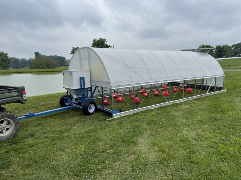 Arched Hoop Towable Chicken Coop for Pasture