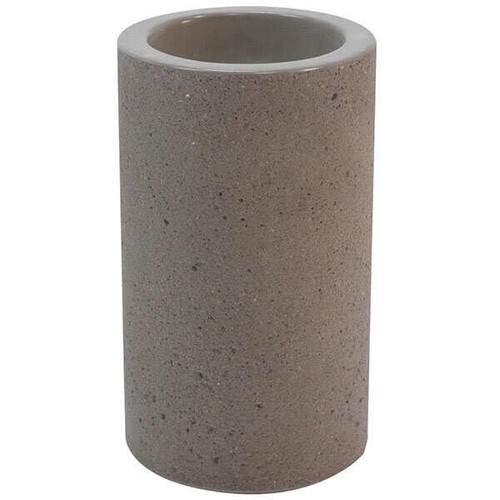 Ash Urn Concrete Texture Cylindrical Form Warm Earth Brown