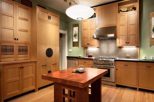 Asian-Style Kitchen Design - Best Online Cabinets