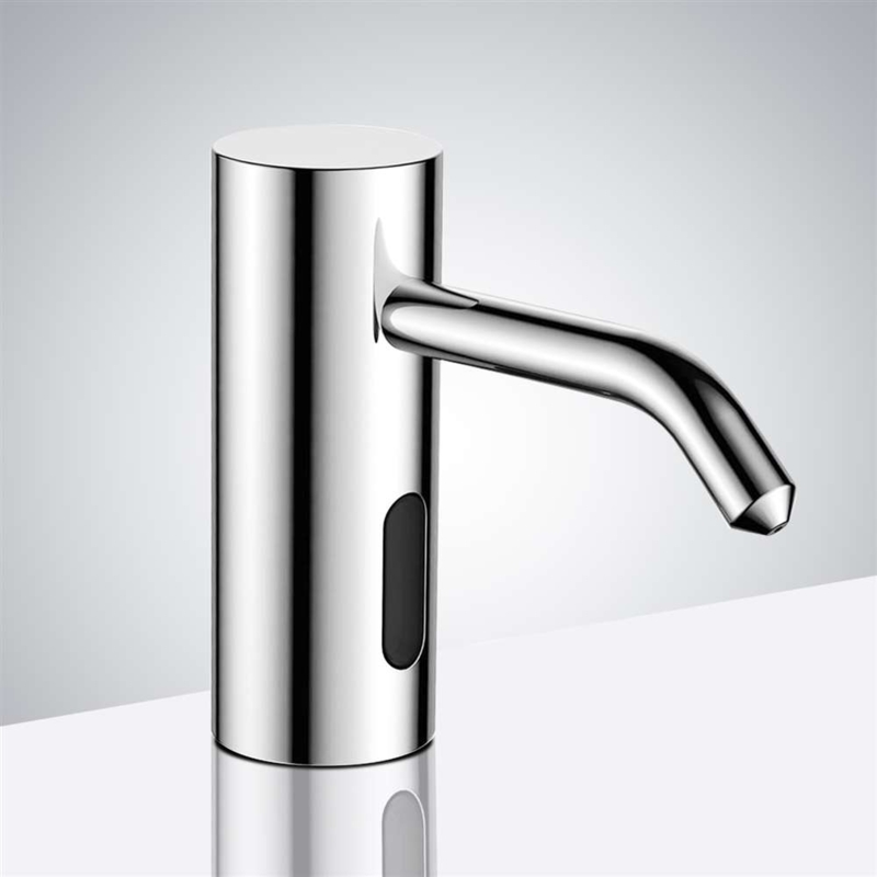 Automatic Soap Dispenser, Touchless Sensor, Polished Chrome, Deck Mount