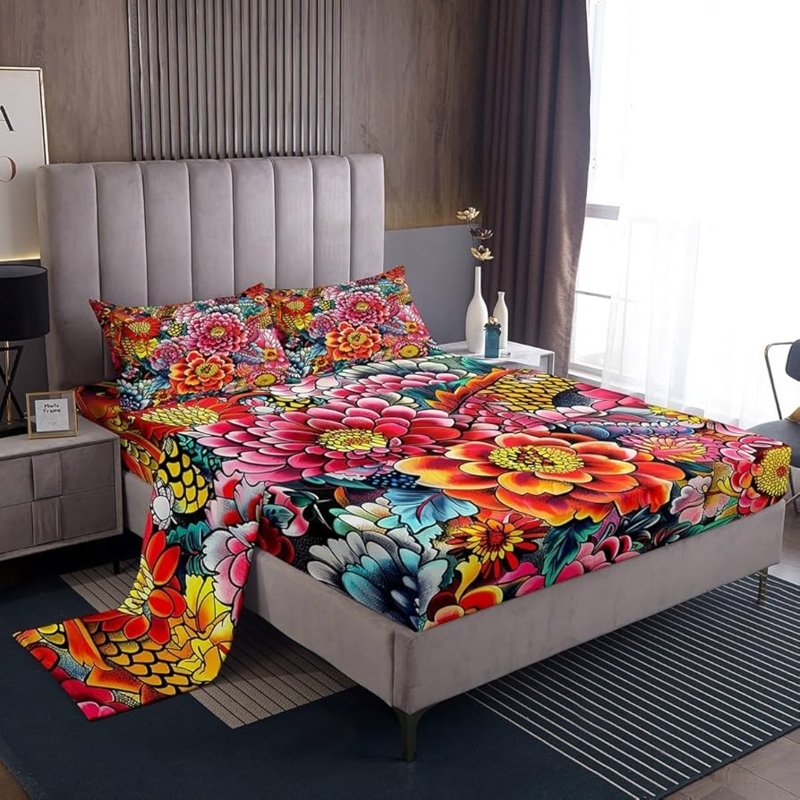 Bright Colored Bed Sheets