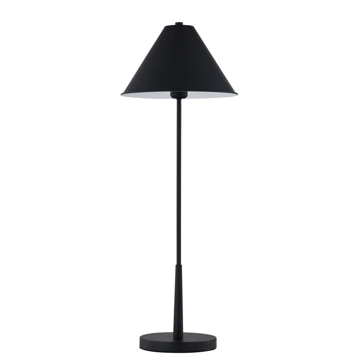 Buffet Lamp: Minimalist Slender All-Metal Design Conical Shade Profile