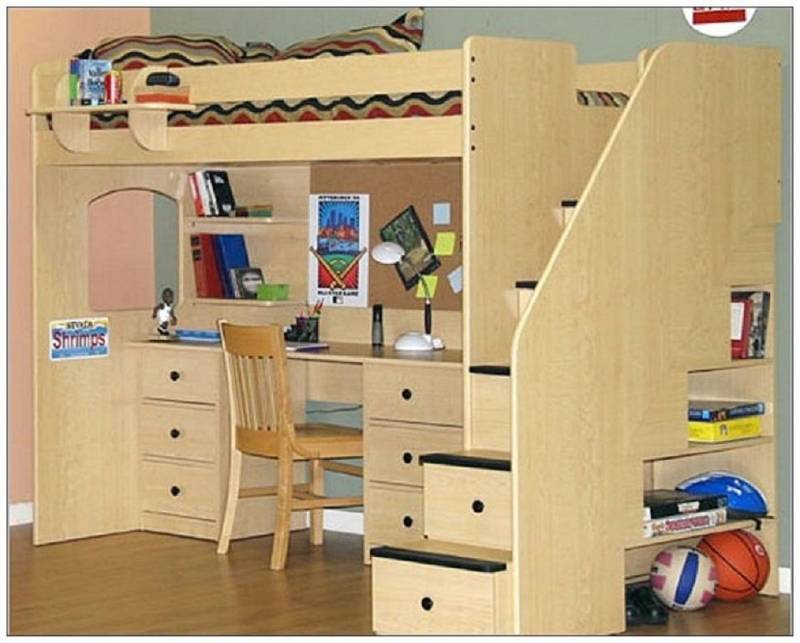 Bunk Bed Computer Desk | Foter