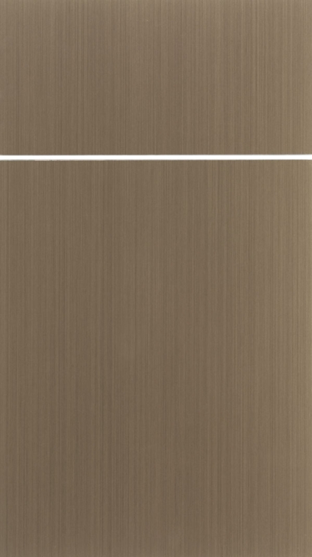 Cabinet Panel Wired Bronze Acrylic Vertical Grain Texture