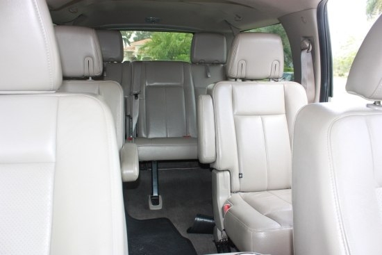 Captain's Chairs with Folding Armrests in Light Beige Textured Inserts