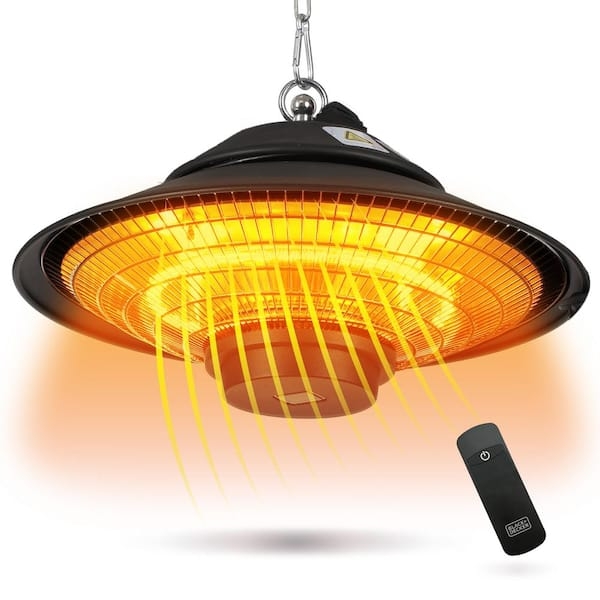 Ceiling Heater with Hanging Chain and Remote for Patio Areas