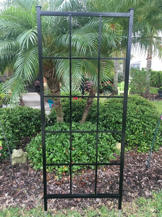 Classic Metal Garden Trellis, Plant Trellis, Aluminum, Handmade, 65" X 27",  Garden Decor, Yard Art, for Bougainvillea, Ivy, Climbing Vines - Etsy
