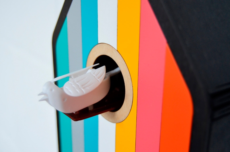 Color-House" Is A Contemporary Cuckoo Clock By Pedro Mealha