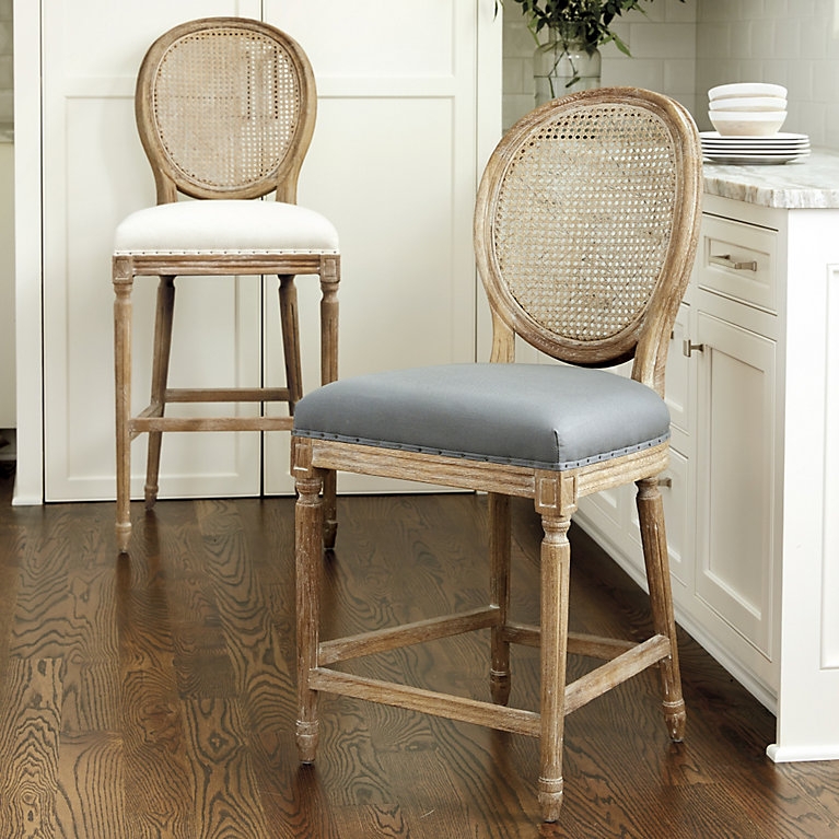 Cane Back Bar Stool