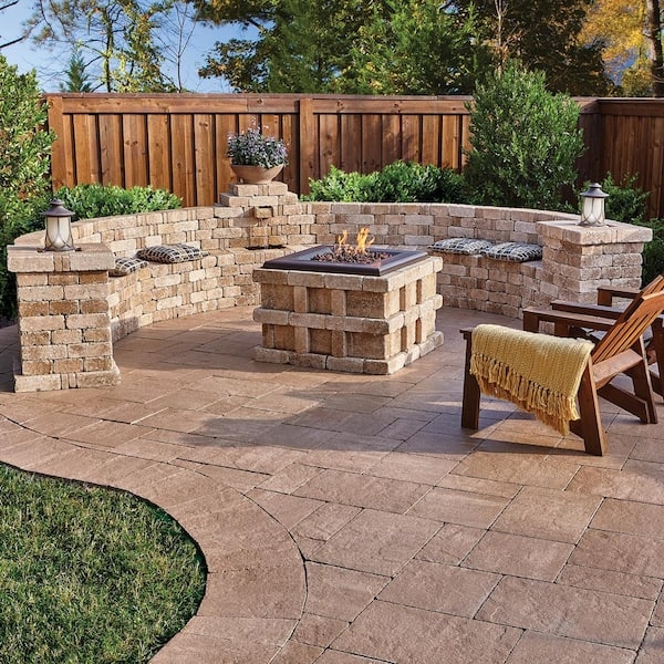 Curved Stone Bench Kit Greystone Tiered Pillars Seating