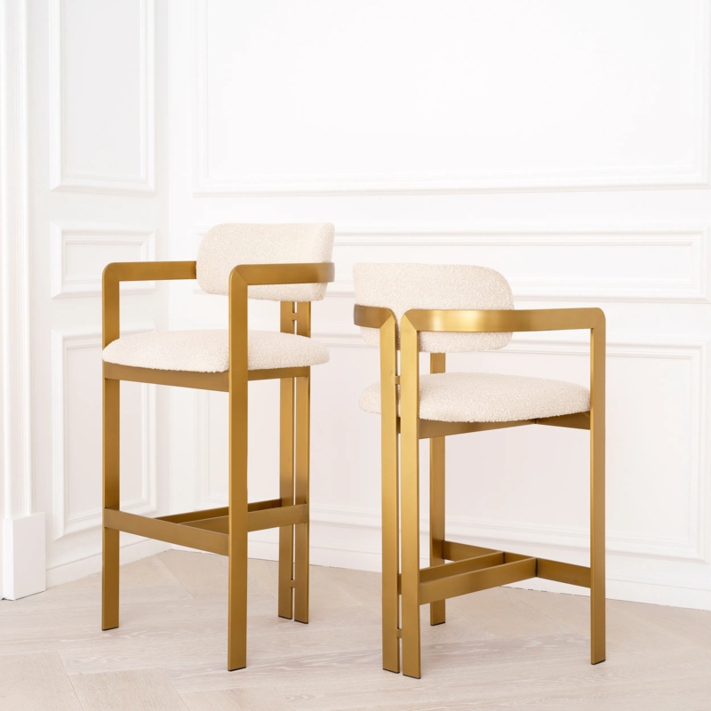 Donato Bar & Counter Stool | White  Eichholtz Los Angeles