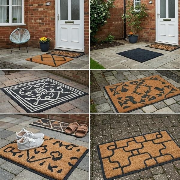 Doormat: Patterned Coir Doormats featuring Various Graphic Prints
