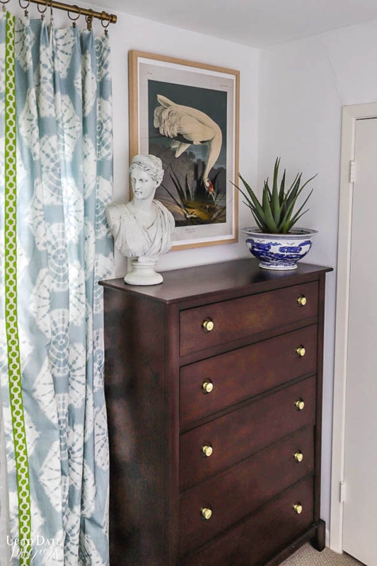 Dresser Dark Espresso Finish Brass Knobs Eclectic Styling