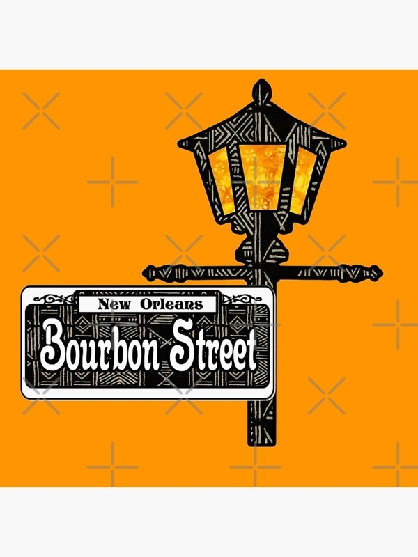 Eclectic Wall Art Poster with Vivid Orange Backdrop and Tribal Patterns