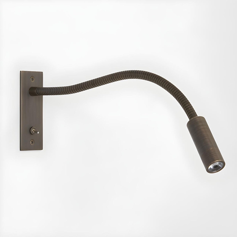 Flexible Gooseneck LED Bedside Wall Reading Light  Homebaa