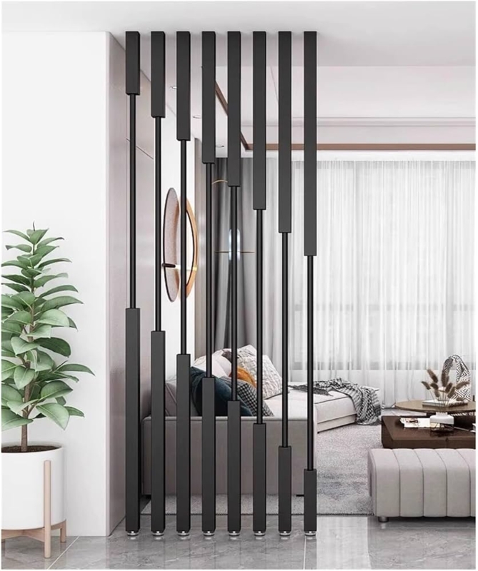 Floor to Ceiling Posts with Staggered Telescoping Segments