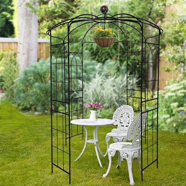 Black Metal Trellis