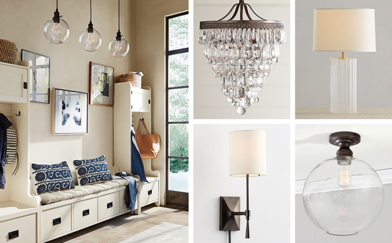Glass Globe Pendant Lights Matte Black Built In Storage Mudroom