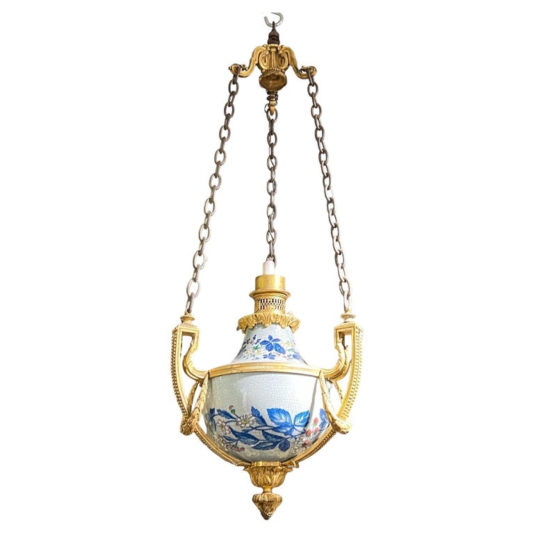 Hanging Oil Lamps - 20 For Sale on 1stDibs | antique hanging oil lamps for  sale, antique hanging oil lamps prices, oil lamp chandelier for sale