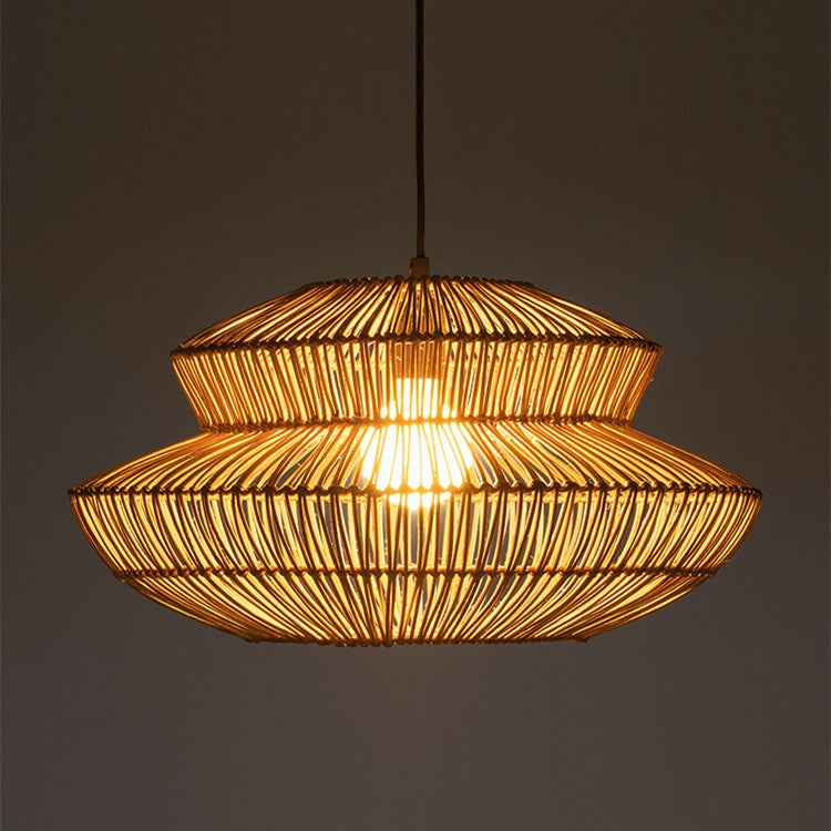 Homdiy Pendant Light Japanese Style Art Rattan Weaving Pendant Light   Homdiyhardware