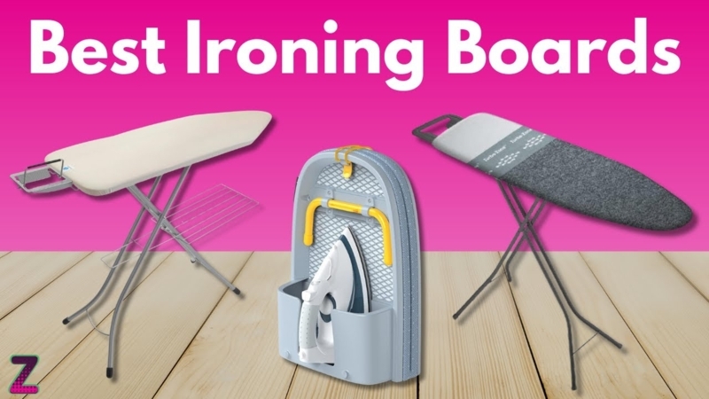 Ironing Board with Underboard Laundry Rack and Heat Reflective Zone Cover