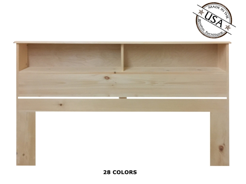 King Bookcase 9 x 81 x 46 | Pine Wood | Gothic Furniture