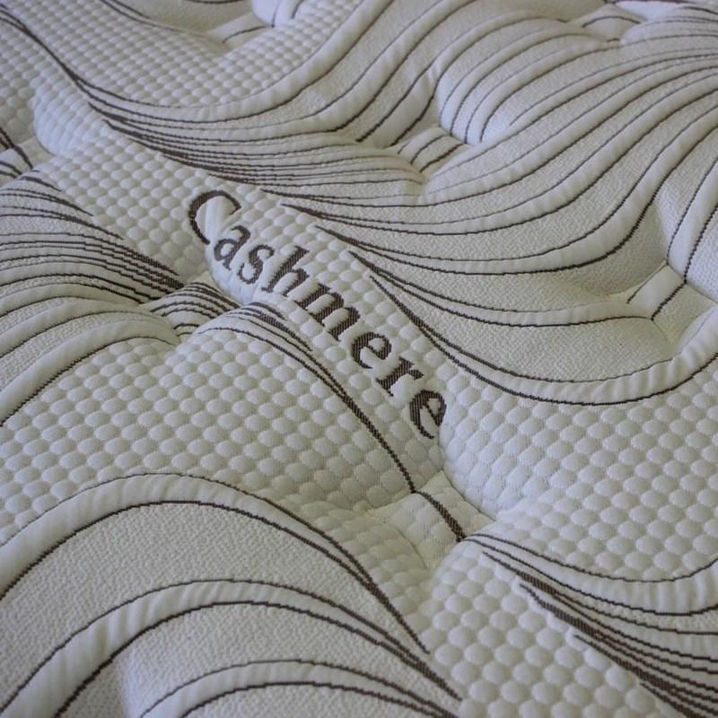 King Mattress with Wavy Pattern Top and Honeycomb Knit Texture