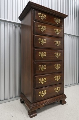 Lingerie Chest crafted from Solid Cherry with Brass Batwing Pulls
