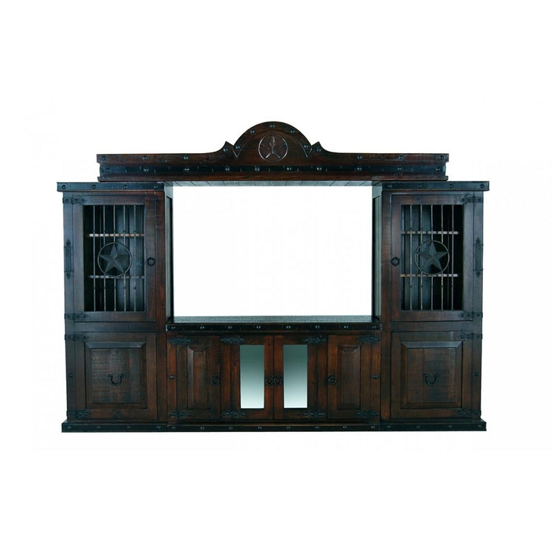 Lone Star Rustic Entertainment Centers Entertainment Centers LGX LIB-2