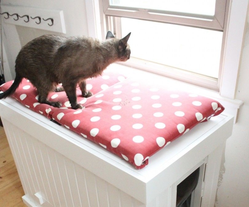 Make a Cat Litter Box That Doubles As a Bench : 4 Steps (with Pictures) -  Instructables