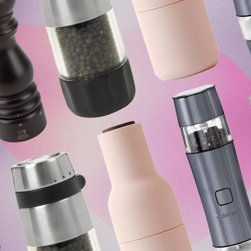Modern Kitchen Spice Mills: Ergonomic Bottle Shapes & Clear Chambers