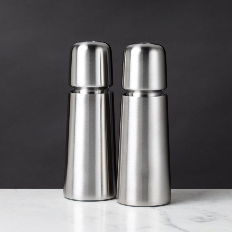 Modern Salt or Pepper Mill, Stainless Steel, Danish, CrushGrind, 6.6h -  The Reluctant Trading Experiment