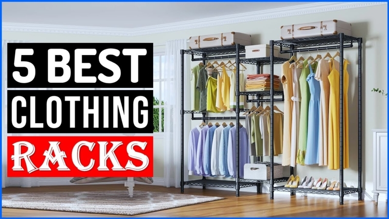 Modular Clothing Rack with Multi Tier Shelving & Shoe Rack