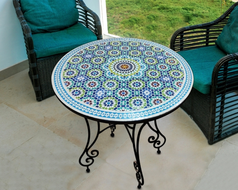 Mosaic Outdoor Table for Patio,ceramic Table,indoor Mosaic Table,customizable  Tile Design,handcrafted Table,tile Decor,dining Table - Etsy