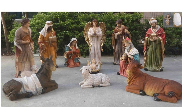 Nativity Set Life Size Scale Large Outdoor 36 Inch Yard Display