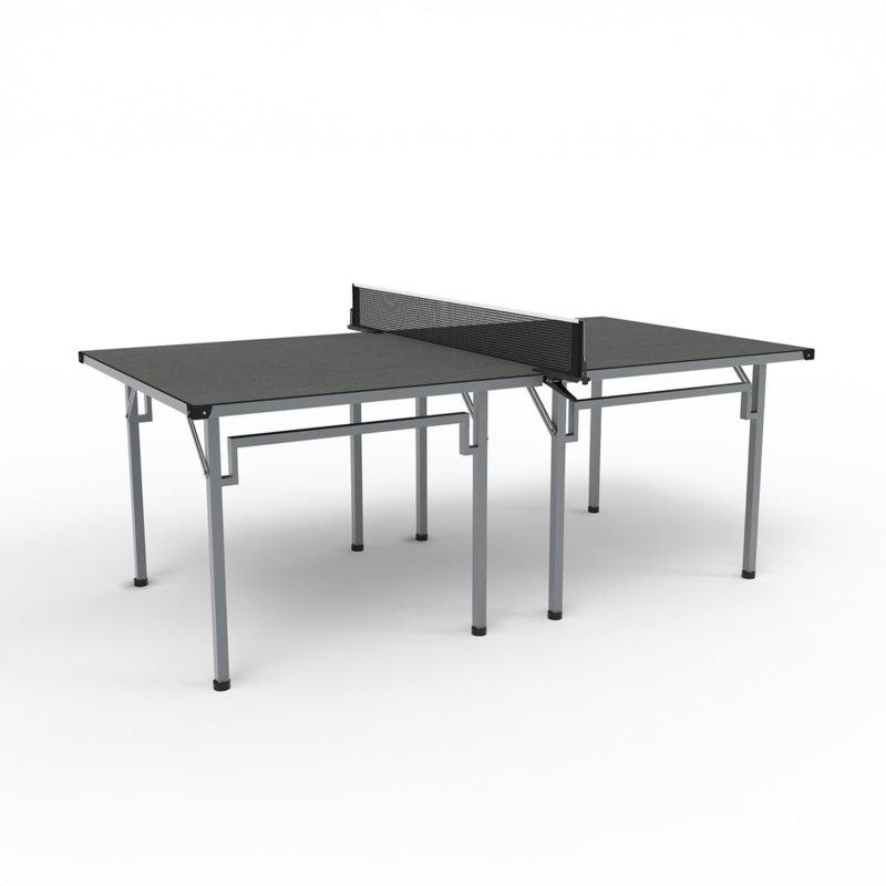 Outdoor Table Tennis Table: Square Profile Frame and Charcoal Top