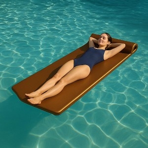 Pool Float: Bronze Metallic Finish with Pillow Roll