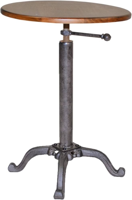 Side Table Screw Thread Mechanism Cast Iron Tripod Adjustable