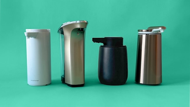 Soap Dispenser, Touchless Sensor, Minimalist Matte and Metallic Tones