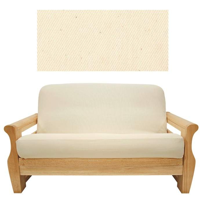 Solid Natural Futon Cover Queen