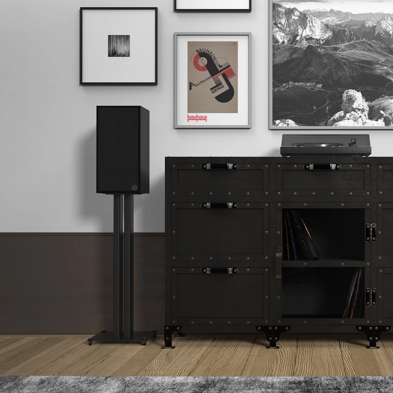 Speaker Stand Triple Column Industrial Metal Floor Spikes
